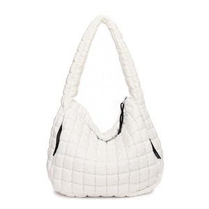 Puffer Tote Bag Large Quilted Tote Bag With Zier Nylon o_o
